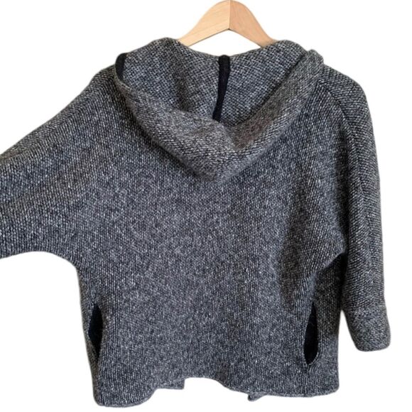 Zara knitwear hooded sweater, grey, size Medium/9-10 GREAT QUALITY - Picture 3 of 8